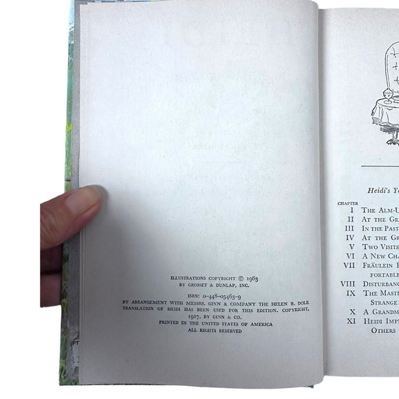 HEIDI Johanna Spyri Companion Library HANS BRINKER Mary Mapes Dodge 1963 - Picture 8 of 10